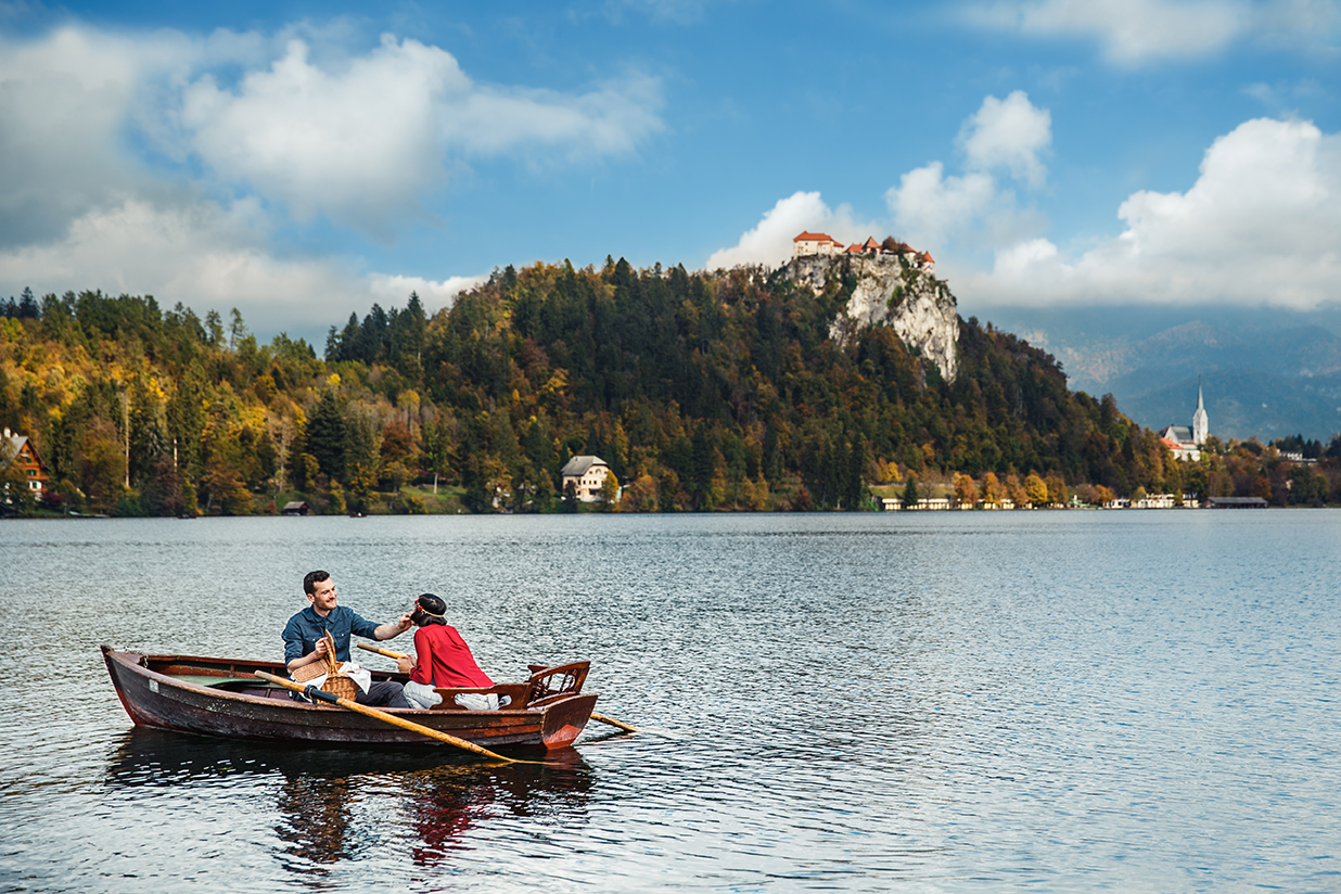 Bled Castle dominates the scene (Hostelling International)