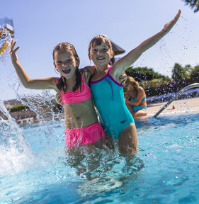 Thermal park and hotel pools